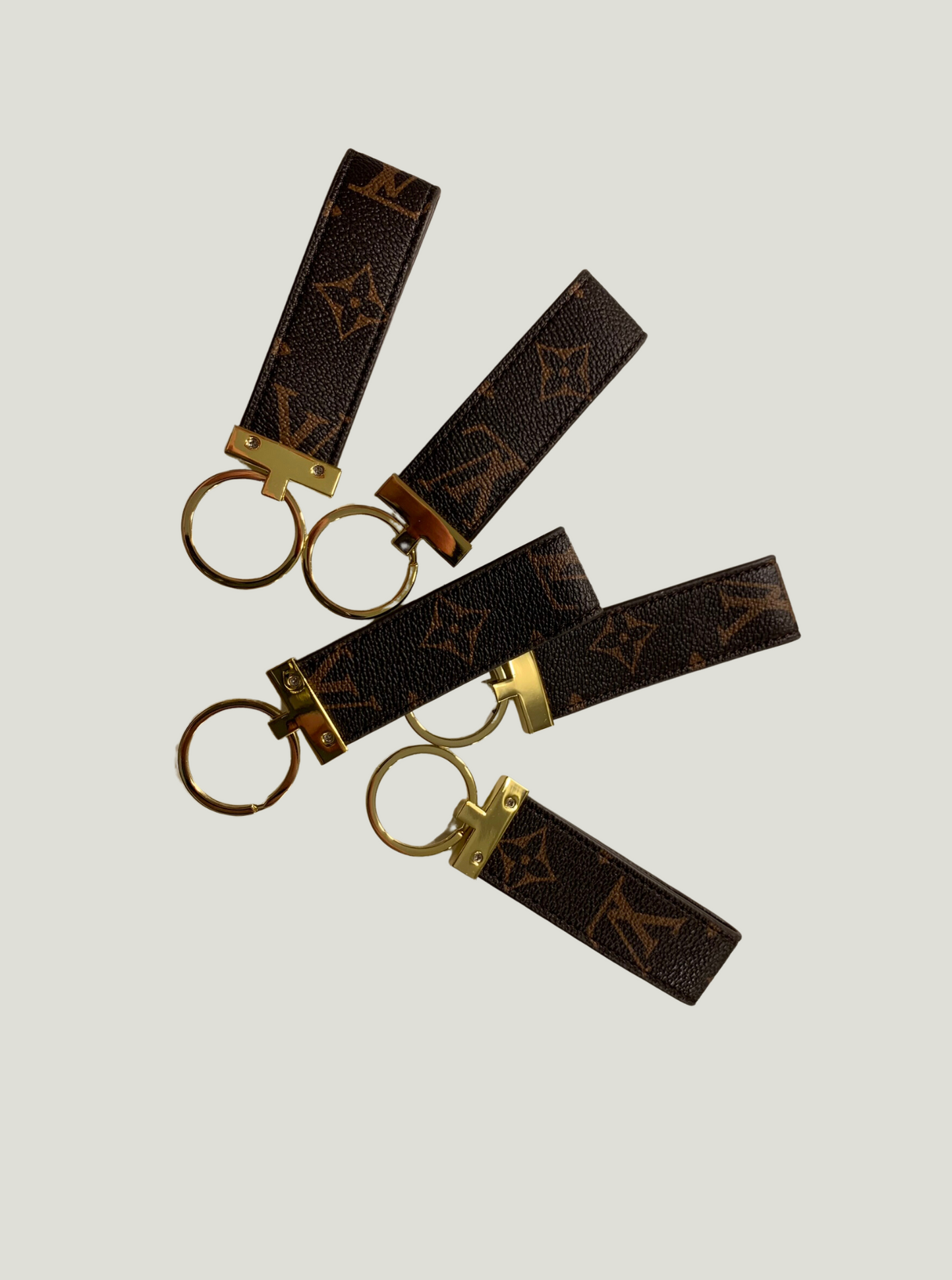 Handgjorda nyckelringar (guld)